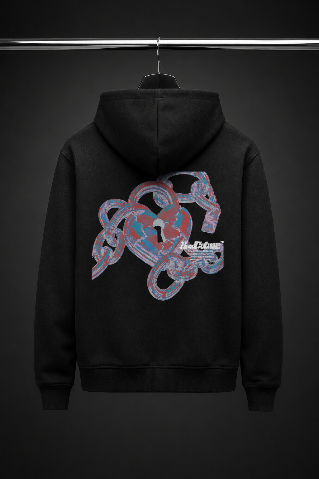 HEARTLOCK.exe - Premium Hoodie Backprint